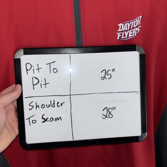 Dayton Flyers 1/4 Zip Pullover Jacket Stormtech Performance Long Sleeve Mens XL - Picture 5 of 5